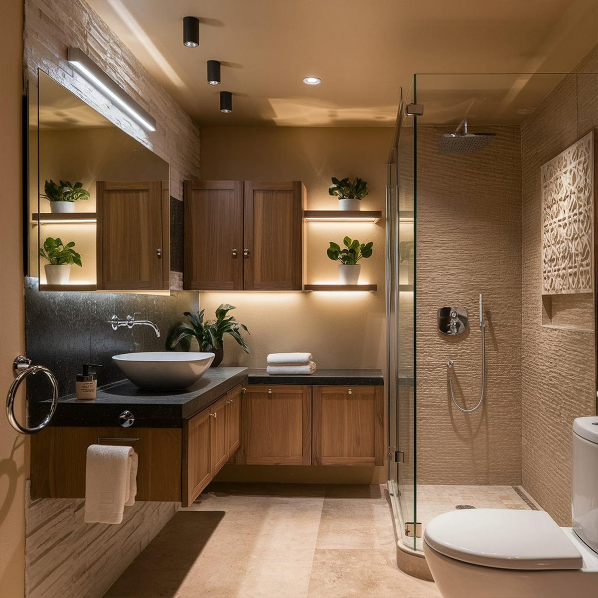 Deep cleaning bathroom in Atlanta home